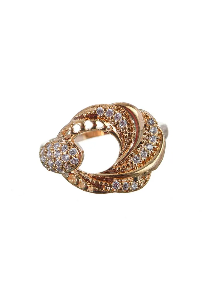 Ring with Gold Stones