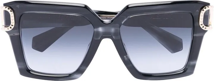 VLogo Signature square-frame sunglasses