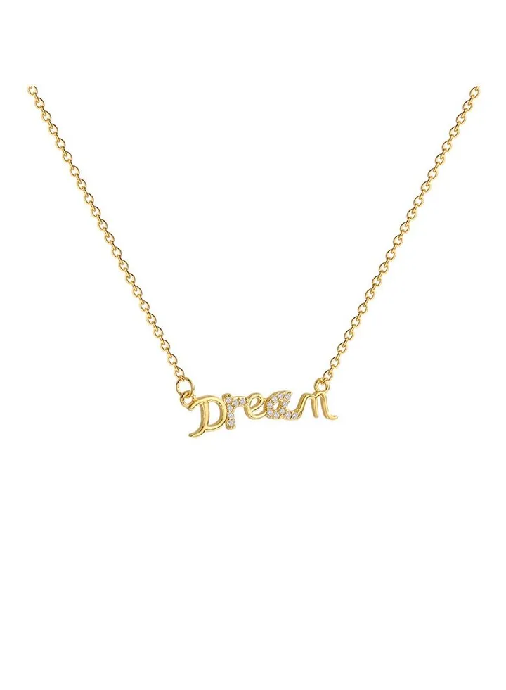Alphabet Shape Titanium Steel Necklace