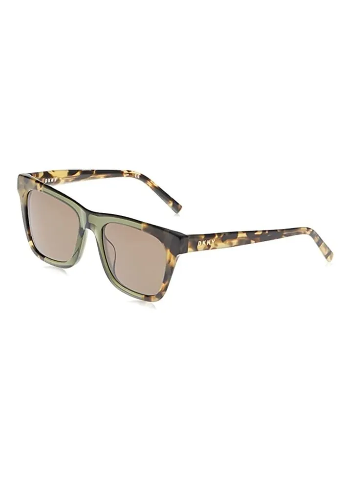 DKNY Women's Full Rim Acetate Square Sunglasses DK529S