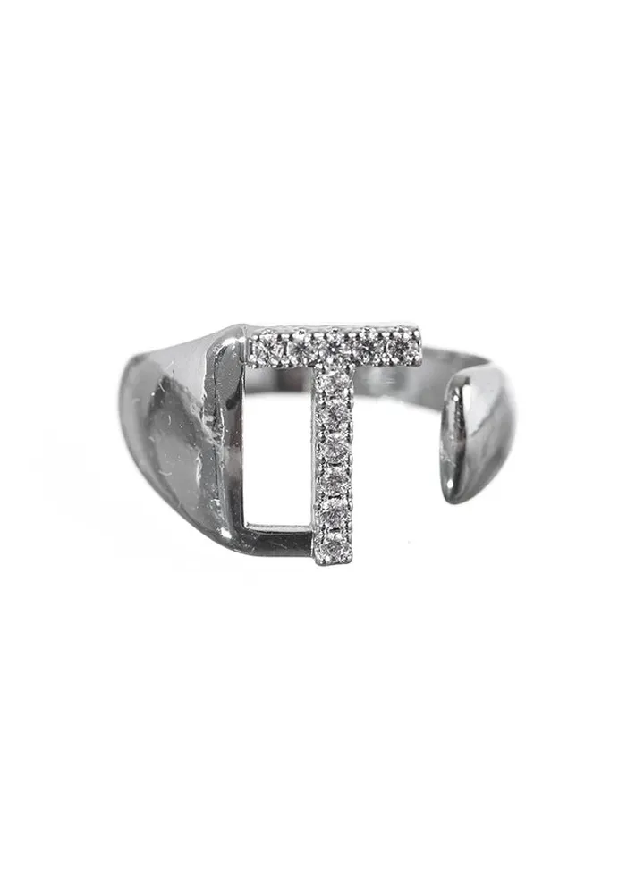 Ring with Silver Stones