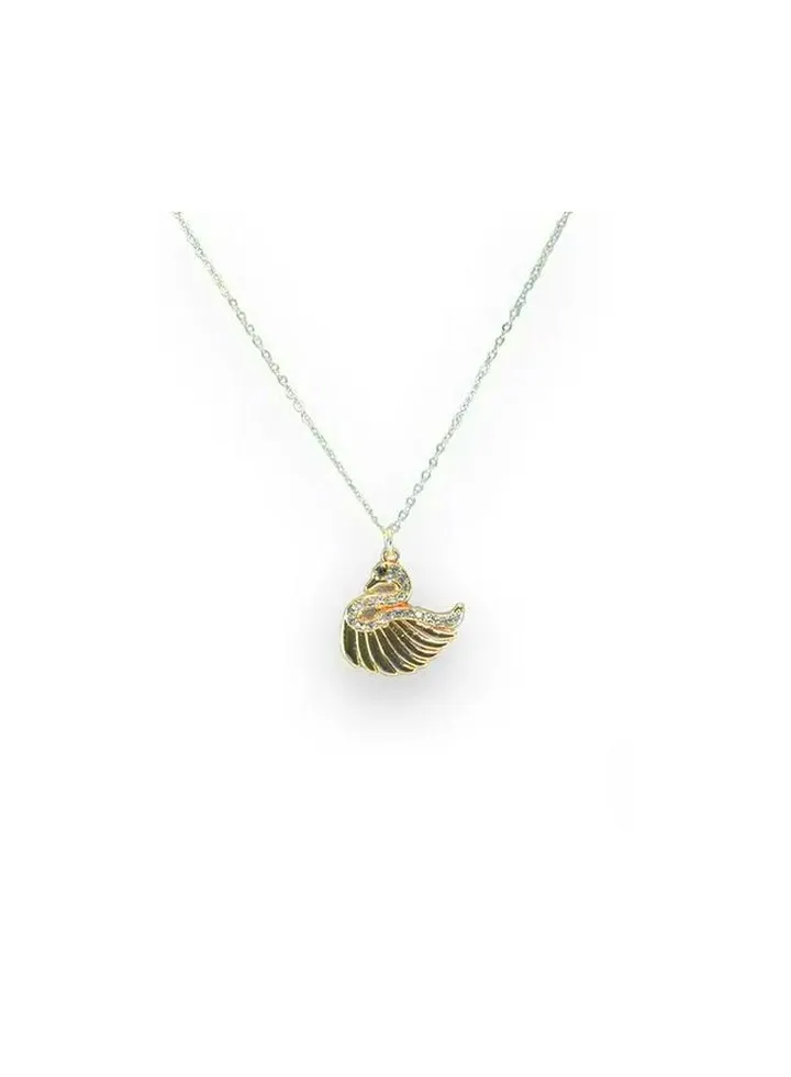 Fashionable women necklace with swan design