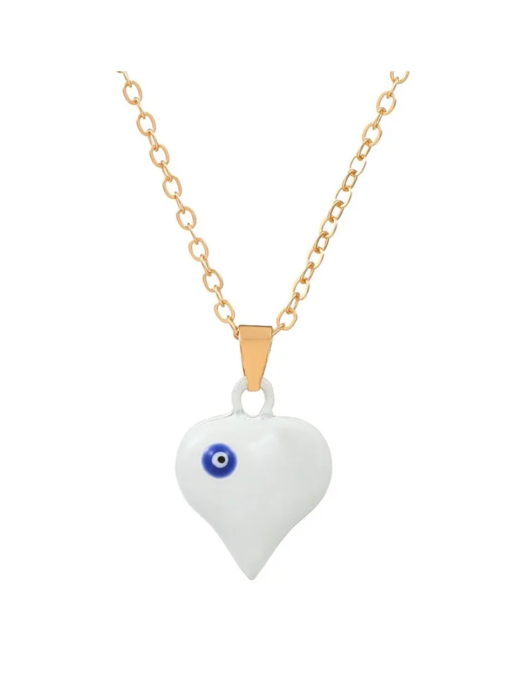 Devil's Eye Series Vintage Heart Necklace