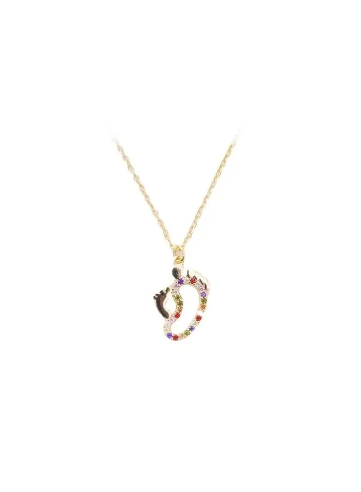 Crystals Studded Pendant Necklace