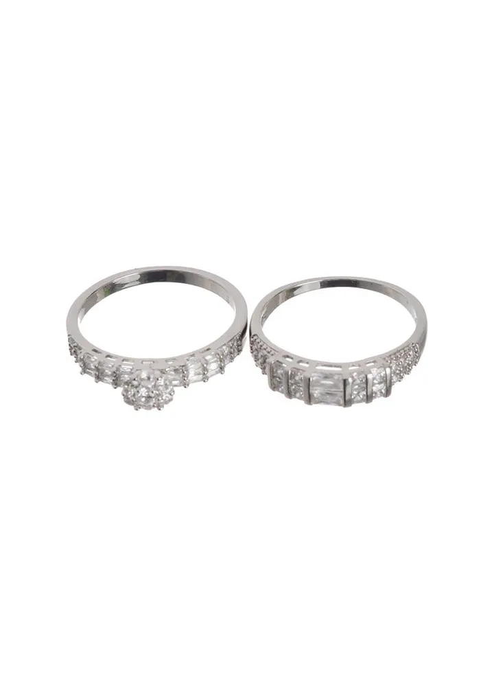 Twins Silver Ring