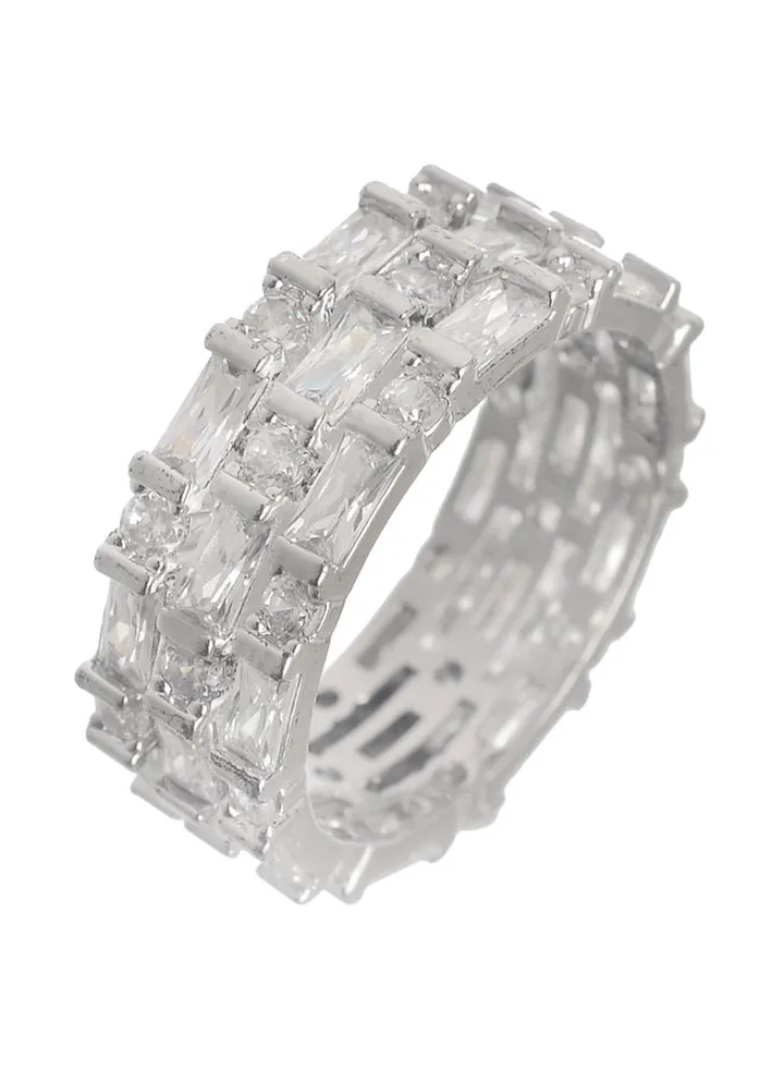 Silver Zircon Ring