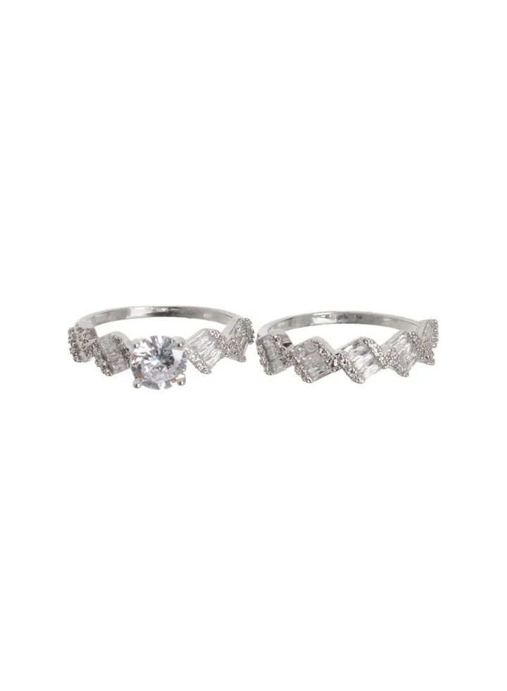 Twins Silver Ring