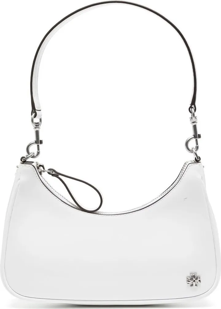 Logo-Plaque Leather Shoulder Bag