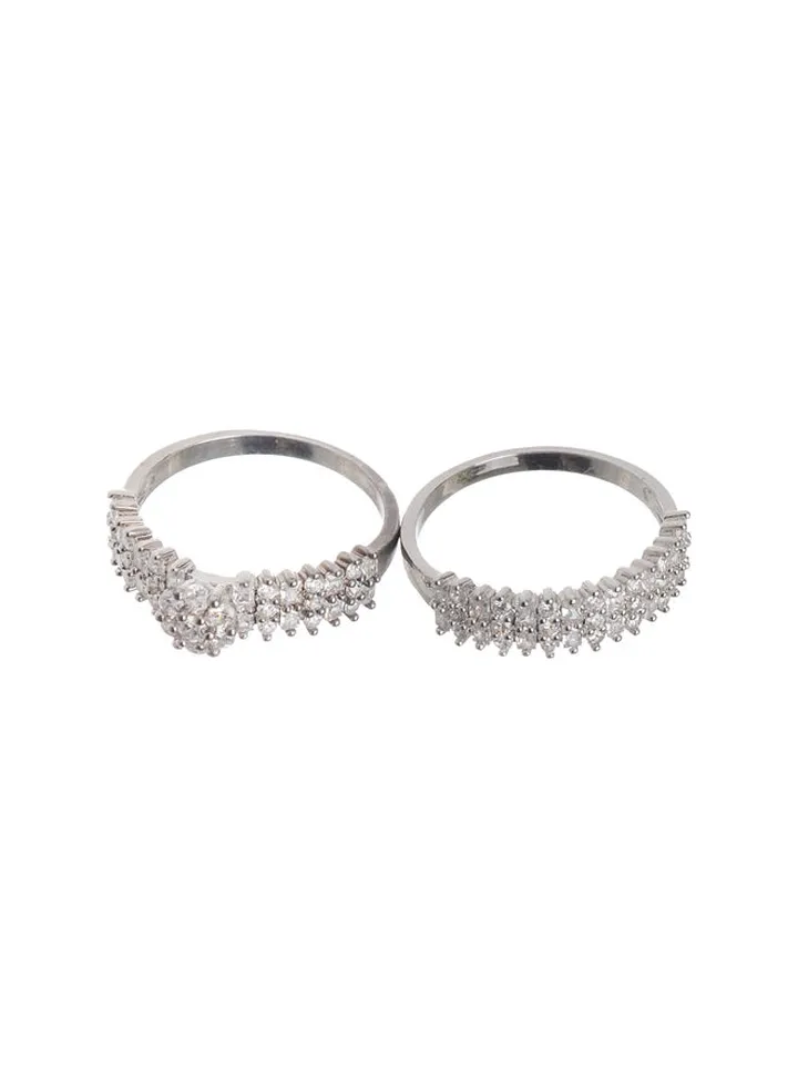 Twins Silver Ring