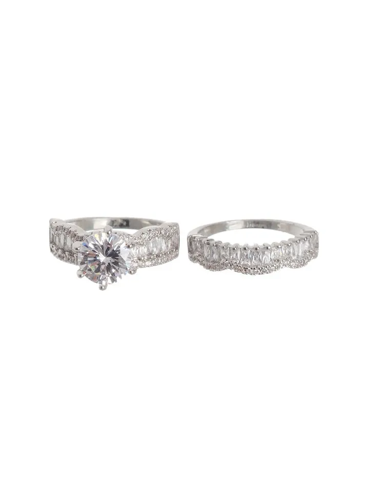 Twins Silver Ring