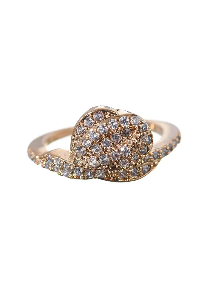 Ring with Gold Stones