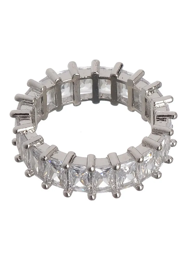Silver Zircon Ring