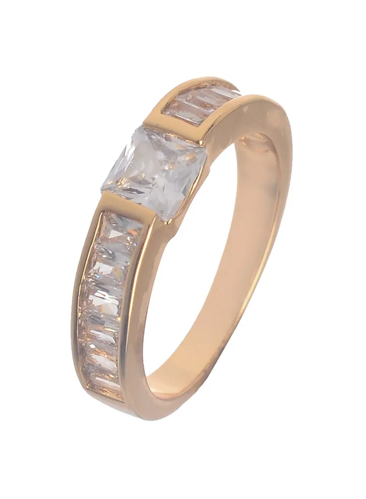 Gold Zircon Ring