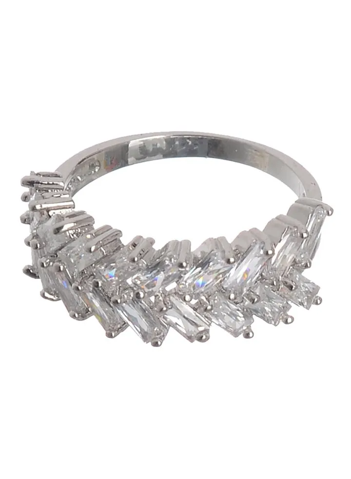 Silver Zircon Ring
