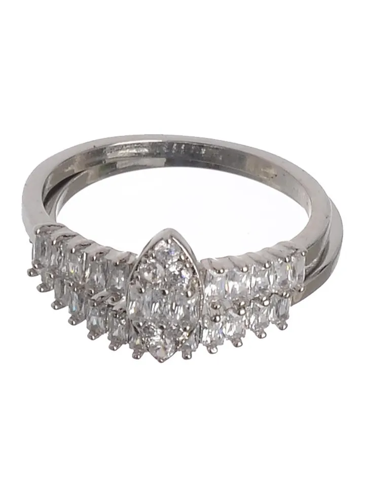 Twins Silver Ring