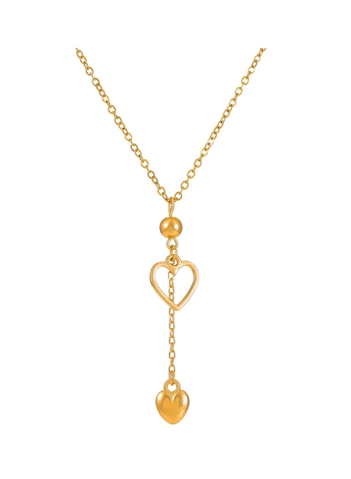 Cutout heart necklace