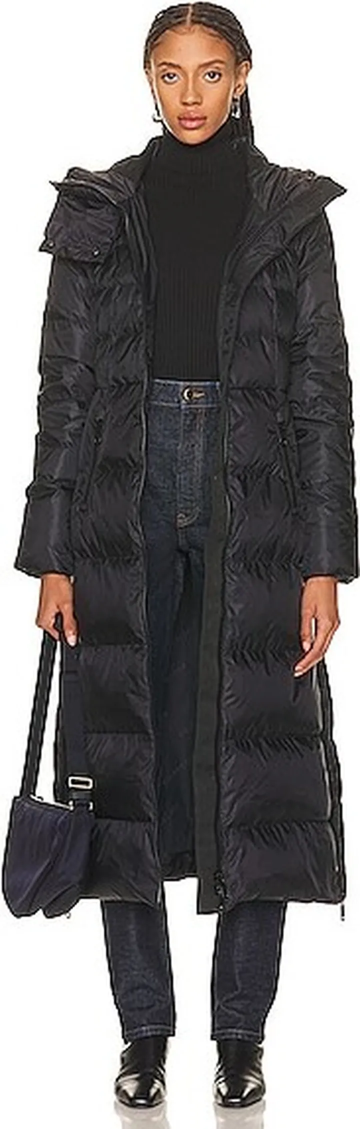 Goldbergh Cascade Puffer Coat in Black