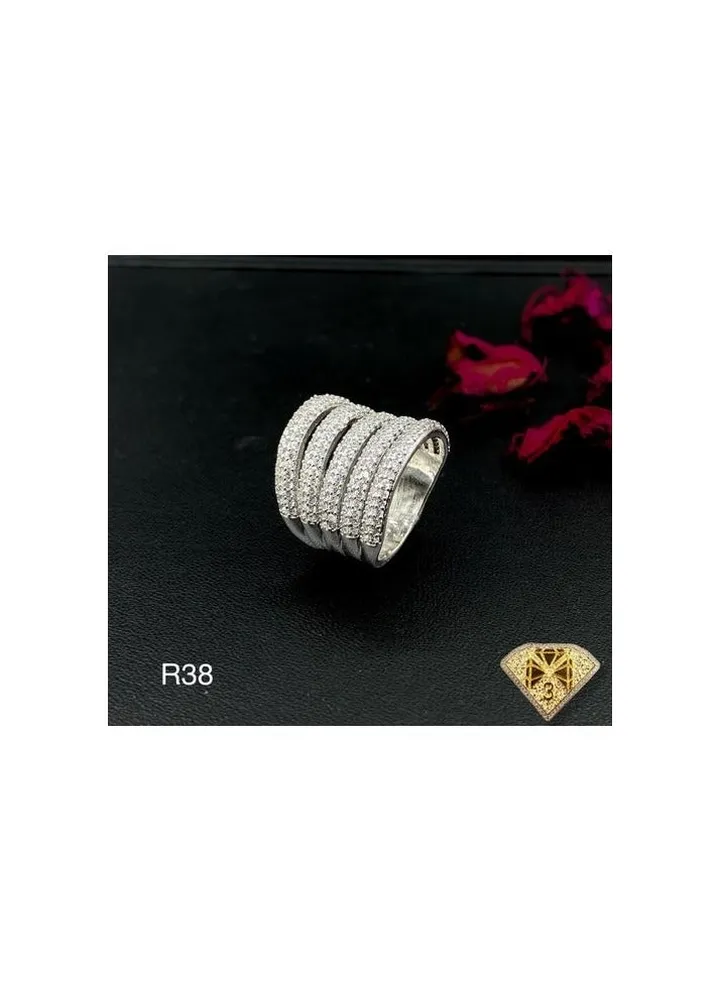 Shine with Sophistication: High-Quality Platinum-Plated Silver Ring