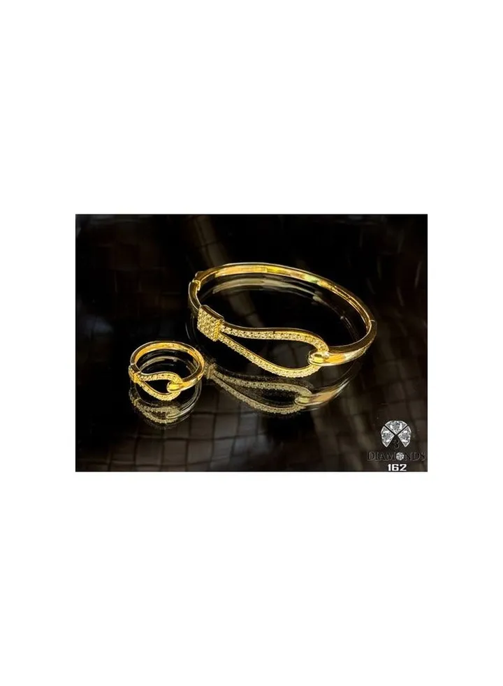 Shine with Sophistication: High-Quality Gold-Plated Platinum Ring