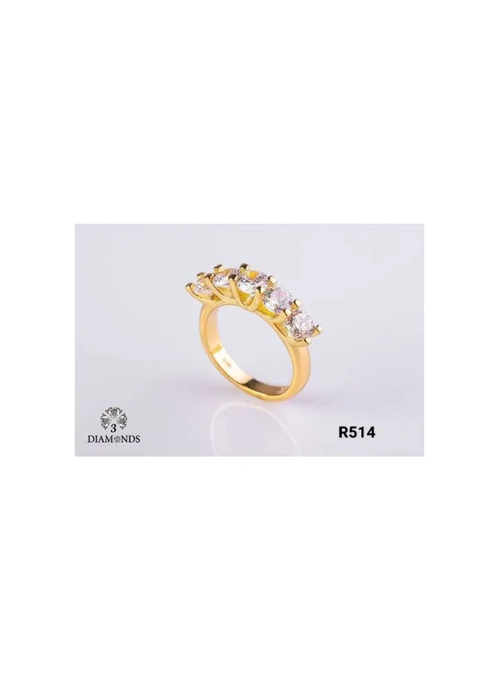 Shine with Sophistication: High-Quality Gold-Plated Platinum Ring