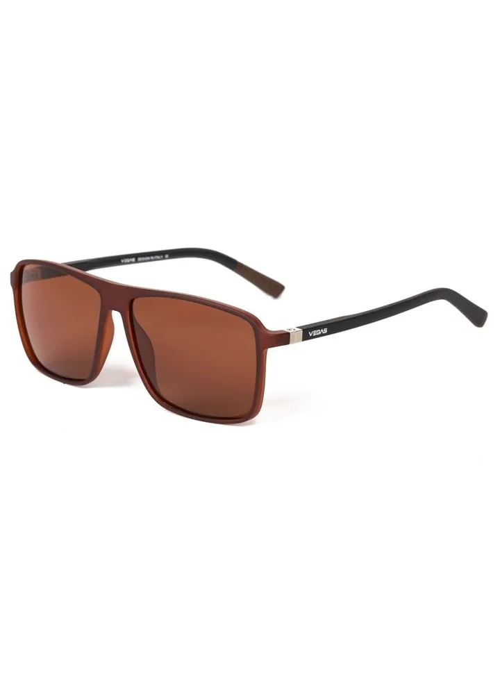 Unisex Sunglasses V2065 - Brown