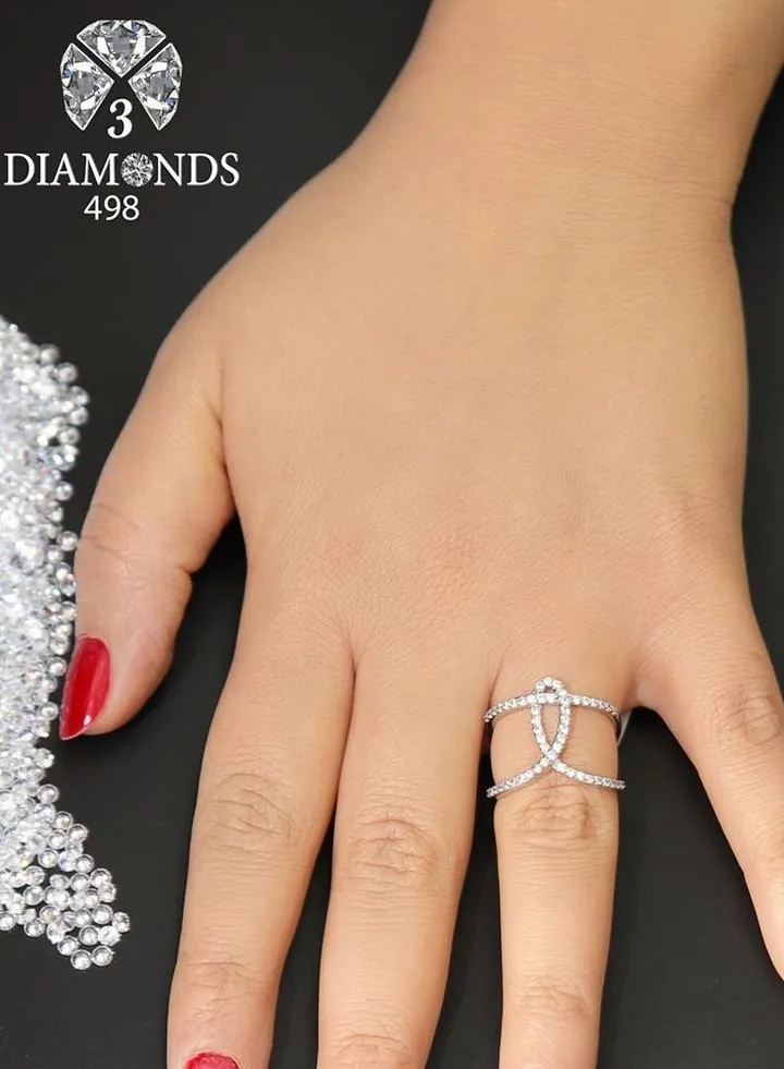 Ring For Women platinum Plated-silver