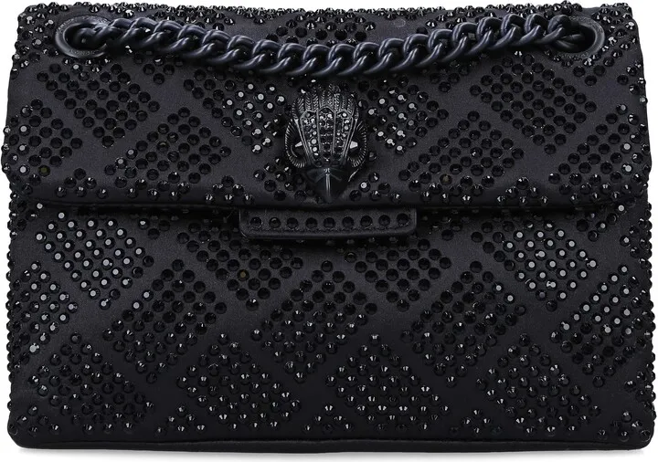 Mini Kensington Embellished Fabric Convertible Crossbody Bag