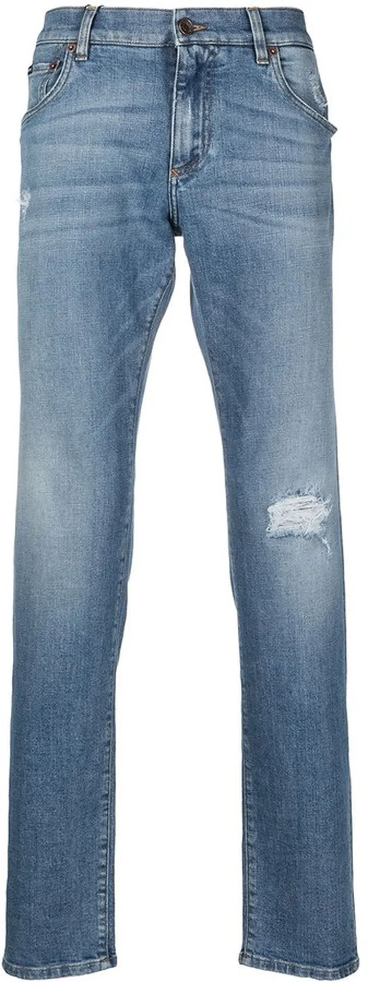 Straight-Leg Cotton Jeans