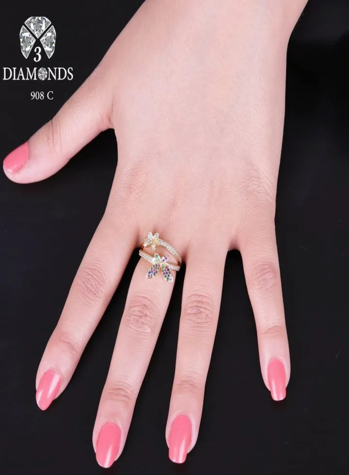 Ring For Women 18K Gold Plated