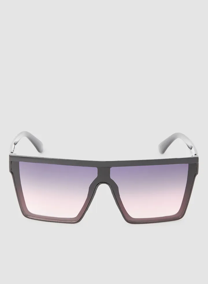 Women's Flexible And Corrosion Resistant Frame Square Sunglasses 18037L1