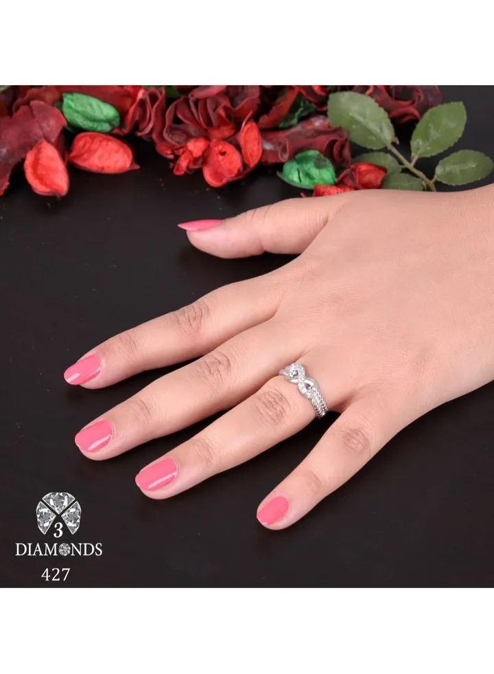 Ring For Women platinum Plated-silver