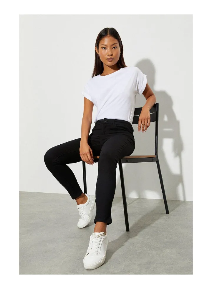 Petite Black Skinny Alex Jeans
