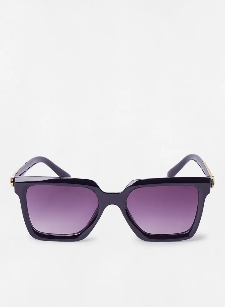 Women's Flexible And Corrosion Resistant Frame Wayfarer Sunglasses 82454L4