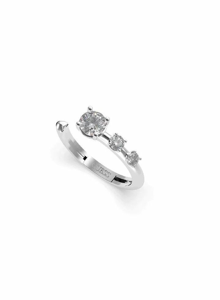 Open White Ring