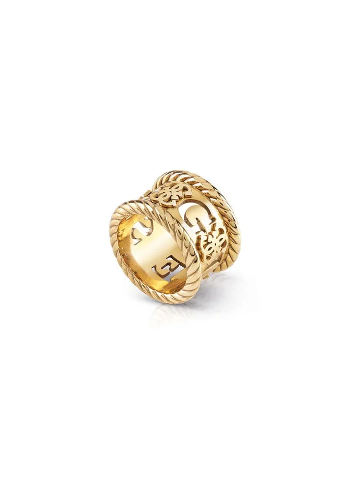 4G Logo Torchon Ring