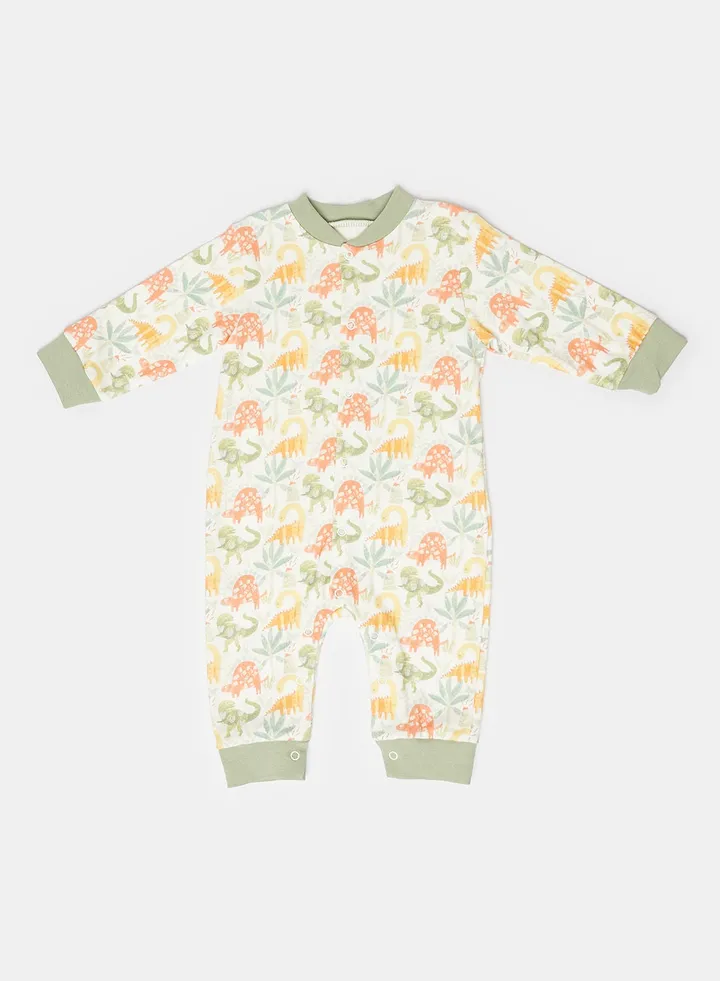 Dino allover playsuit baby unisex