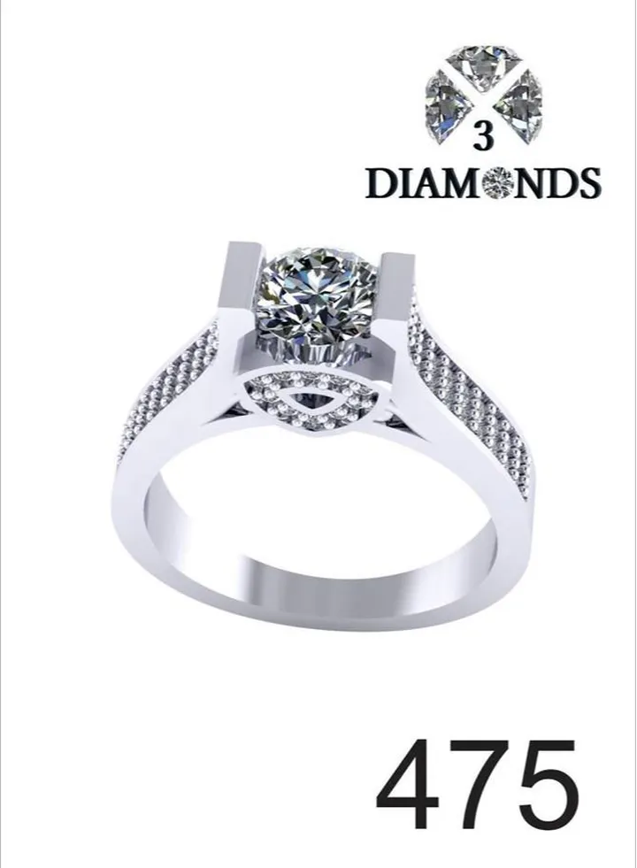Ring For Women platinum Plated-silver