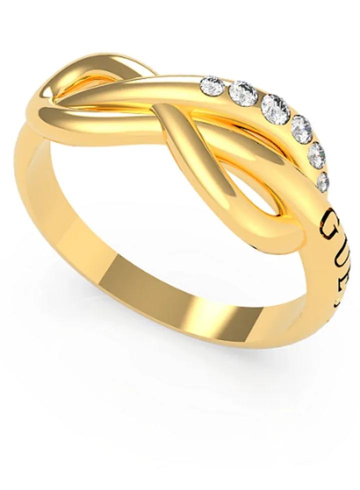 Pave Infinity Symbol Ring