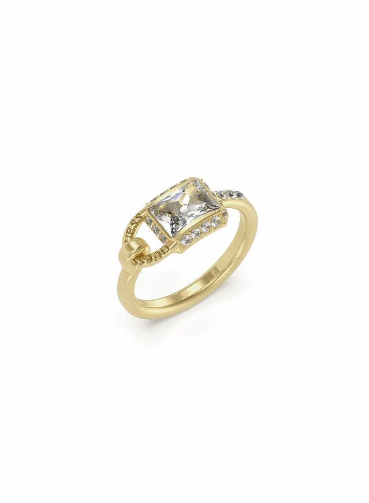 Clear Padlock Ring