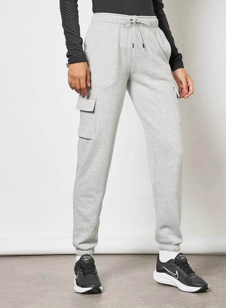 NSW Essential Fleece Cargo Pants Grey