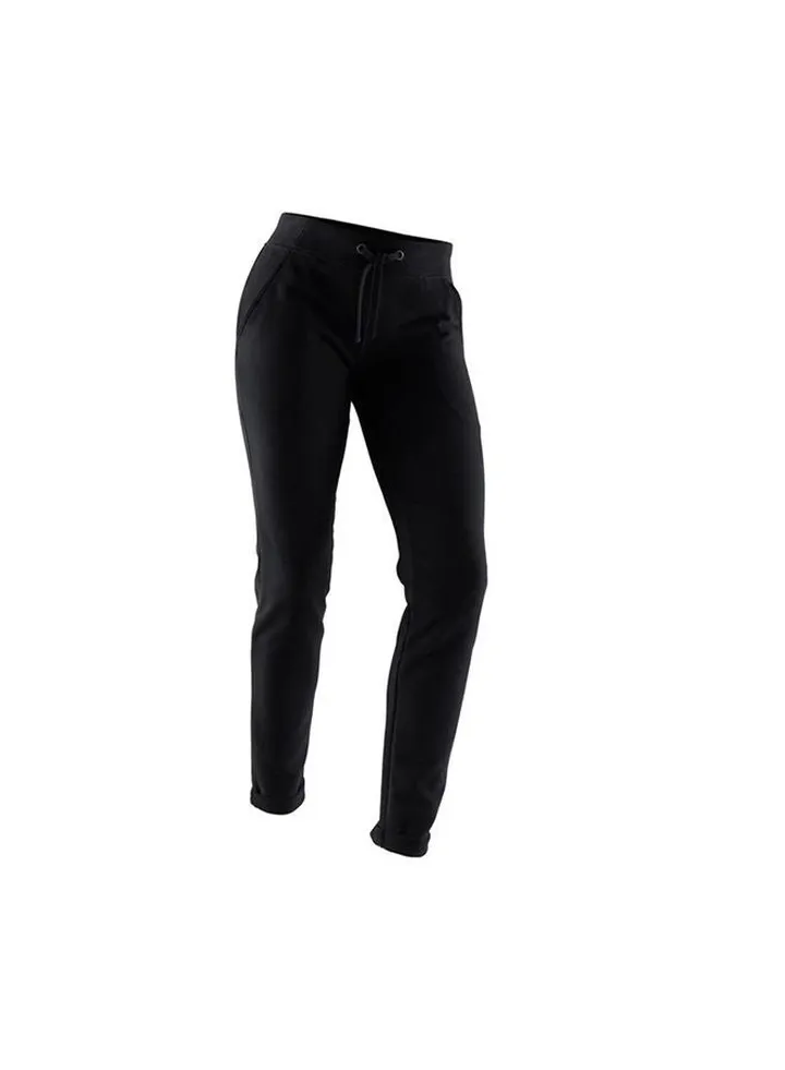 Mid-Rise Sport Bottoms Pants Black