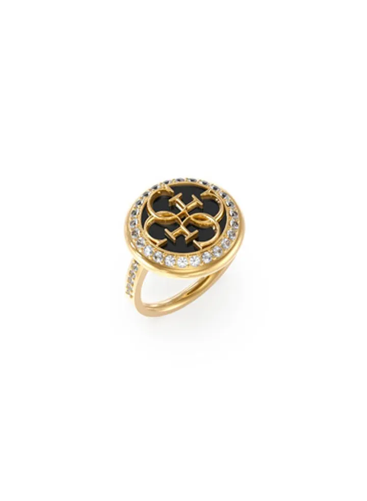 Black 4G Logo Ring