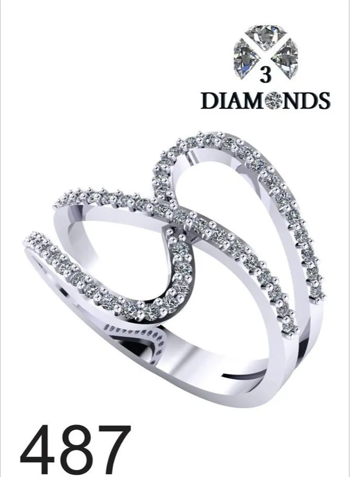 Ring For Women platinum Plated-silver
