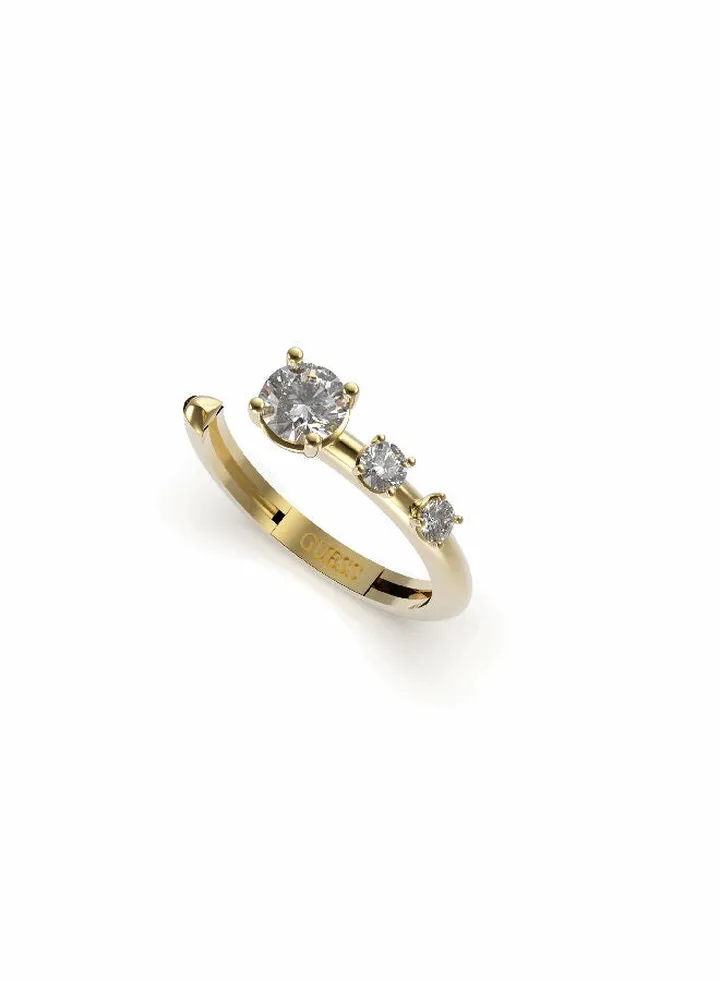 Open White Ring