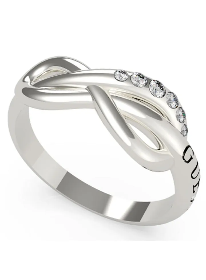 Pave Infinity Symbol Ring