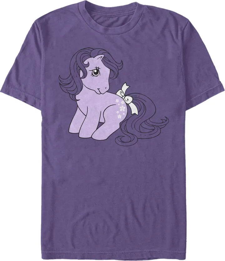 Men's My Little Pony Blossom Cutie Mark T-Shirt - Purple - 3X Large