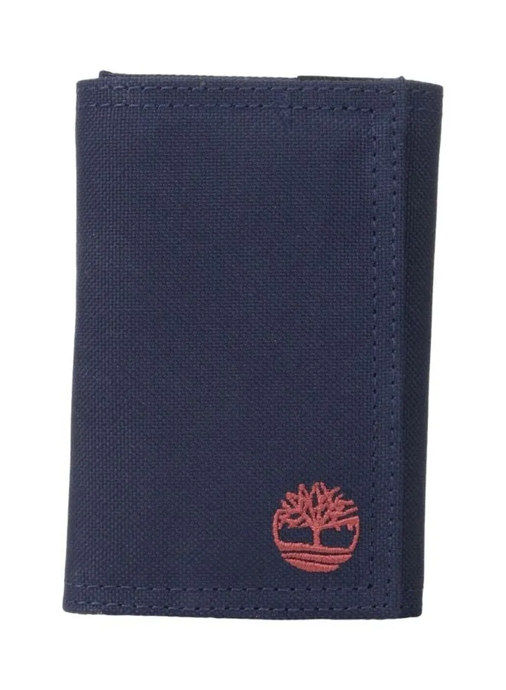 Nylon Trifold Wallet Navy
