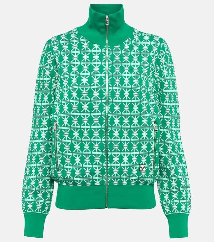 Jacquard track jacket