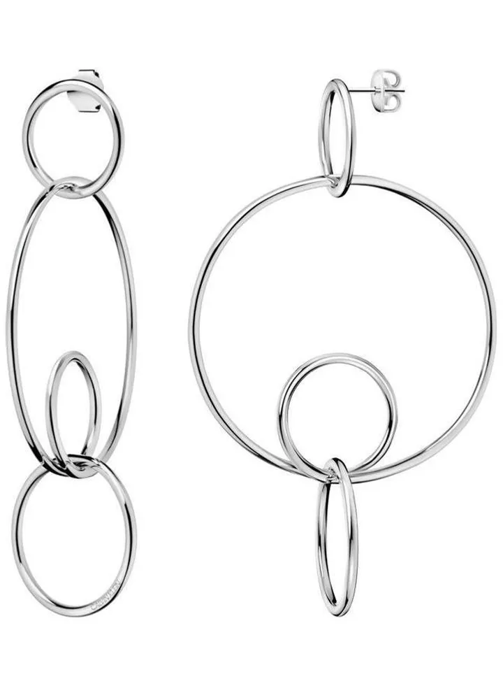 One Size Stainless Steel Dangle Earrings