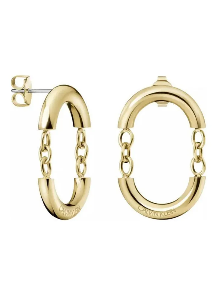 One Size Stainless Steel Dangle Earrings